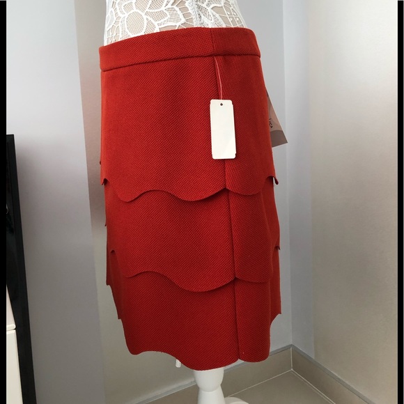 TRENDY COLOR: Patrizia Luca Milano tiered skirt - Picture 2 of 4